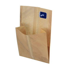 Burgertasche aus Papier mit Klebeverschluss 15 x 16,5 cm, braun