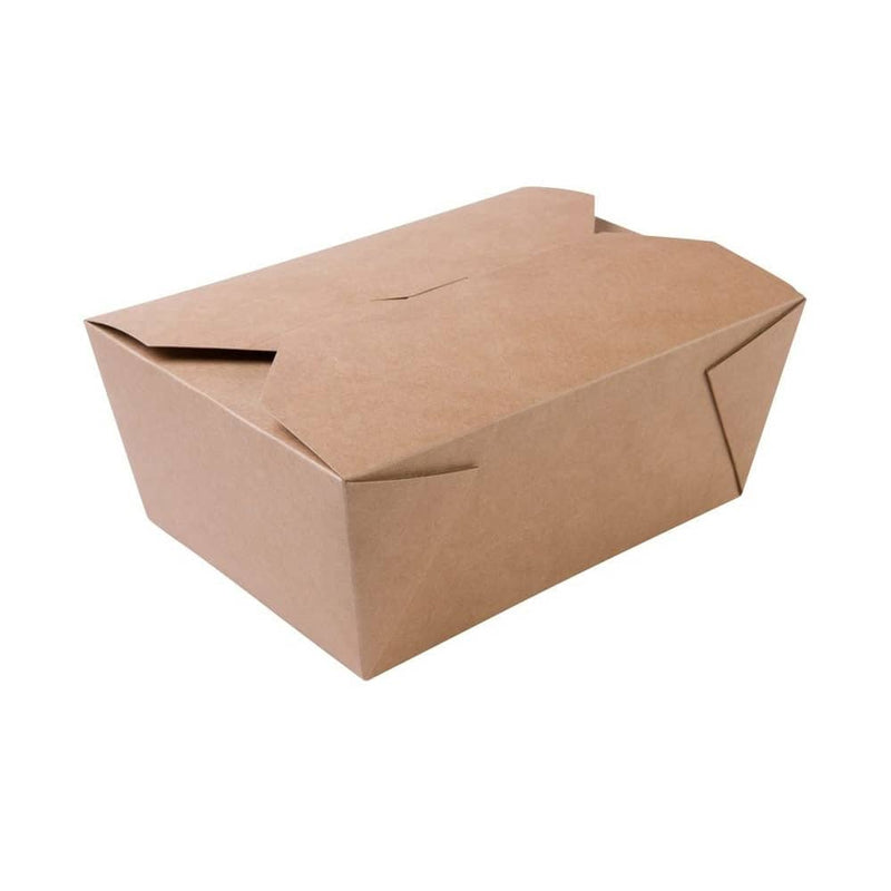 Take-away-Boxen aus Karton 2500 ml, braun