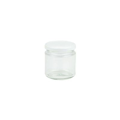 Twist-Off-Gläser klar, Deckel weiß, 212 ml