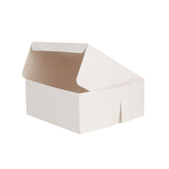 Karton für Torten M, 23 x 23 x 10 cm, weiß