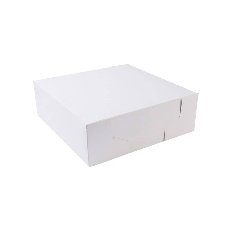 Karton für Torten L, 30,5 x 30,5 x 10 cm, weiß