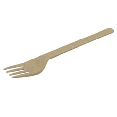 Gabeln Häppy Cutlery 18 cm (Mehrweg), natur