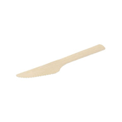 Messer aus Papier 16,5 cm, braun